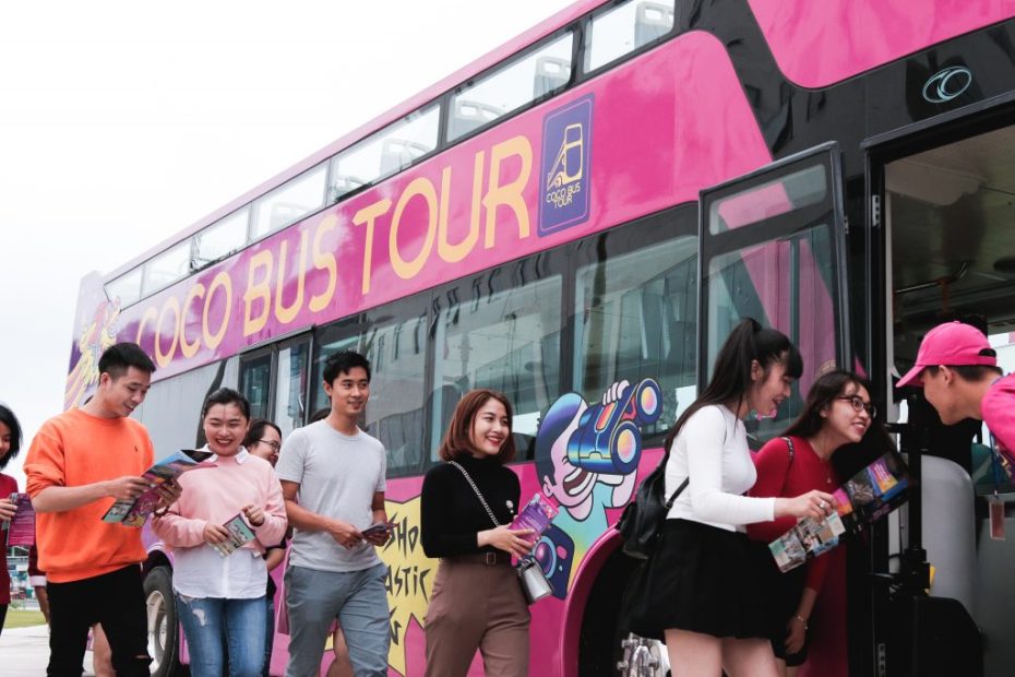 double decker bus da nang