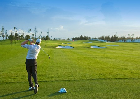 golfing in danang